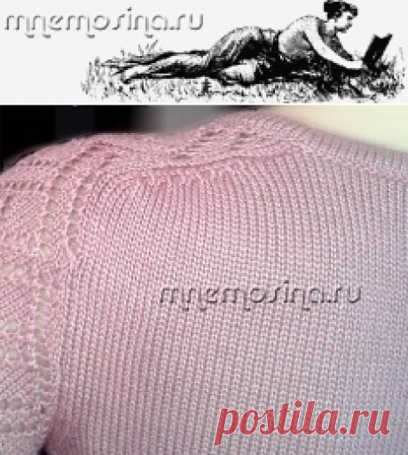 Мастер-класс по вязанию на машине. Вязаное платье с рукавом погон