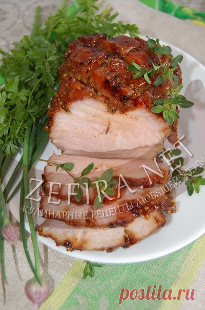 Вкусная свинина в глазури, запеченная в духовке целиком — Кулинарные рецепты любящей жены