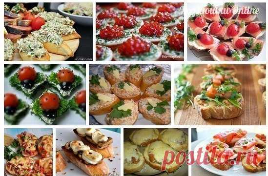 7 рецептов вкусных праздничных бутербродов!