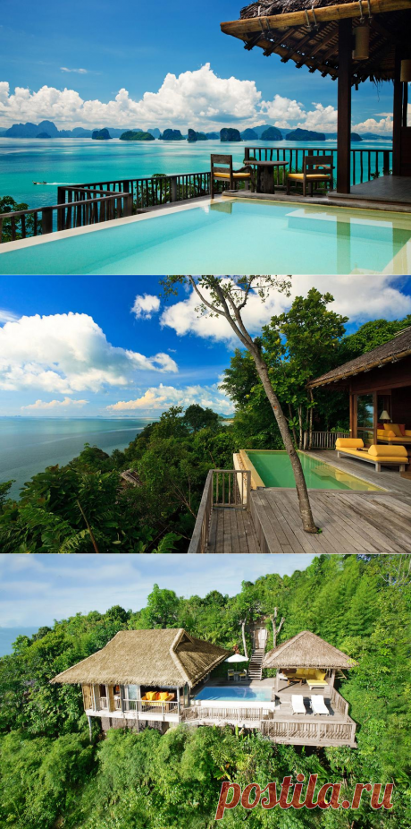 Six Senses Yao Noi
Отель Six Senses Yao Noi расположен на территории площадью 24 акра, в окружении красивой природы. Здесь гости смогут отдохнуть в тишине, вдали от города. Отель находится среди природы и красивых пейзажей. Гостей ждут роскошные виллы с кондиционером, частным бассейном и личным дворецким.
Просторные виллы с видом на залив Панг Нга включают открытую террасу у бассейна с обеденной зоной и шезлонгами. Комфортные жилые помещения оснащены телевизором с плоским ...