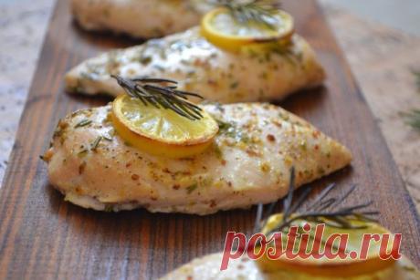 Куриное филе под медово-лимонным маринадом, рецепт — Вкусо.ру