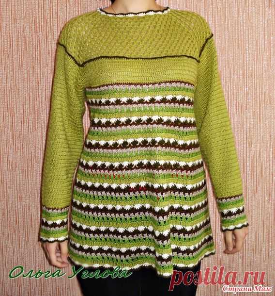 Туника "Оливка" для будущей мамочки - Вязание - Страна Мам