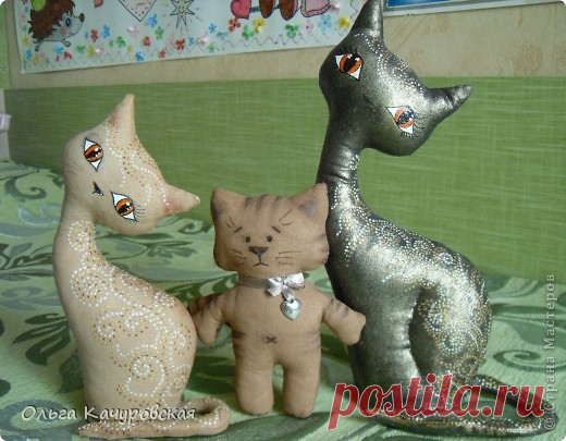 Кофейные кошечки от мастерицы Ольги Качуровской