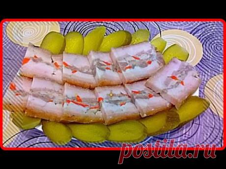 ДЕЛИКАТЕС ИЗ ТОНКОГО САЛА  попробовав его, колбасы вам больше не захочется