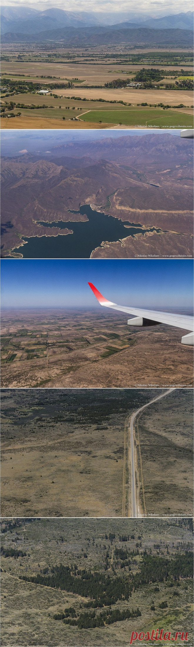 Аргентина с высоты птичьего полёта / Туристический спутник