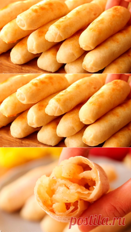 Прозрачные пирожки с яблоками