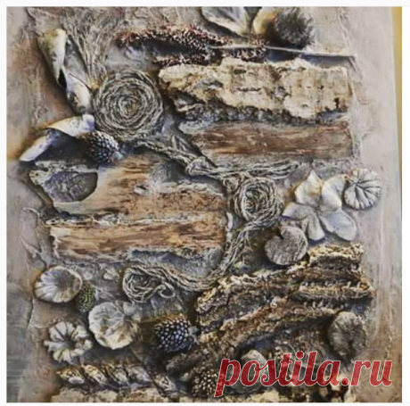 Natalya Chupahina в Instagram: «#terra #моетворчество #экостиль # декоративное панно»