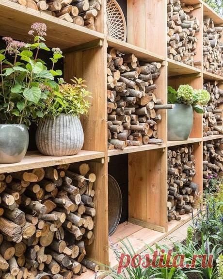 37 Brilliant DIY Outdoor Firewood Storage Ideas | HomeMydesign