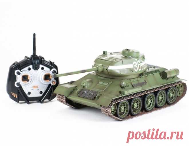 Радиоуправляемый танк Т-34-85 Pilotage Green Edition 1:16 2.4G RC15326 | Магазин boy-toys.ru