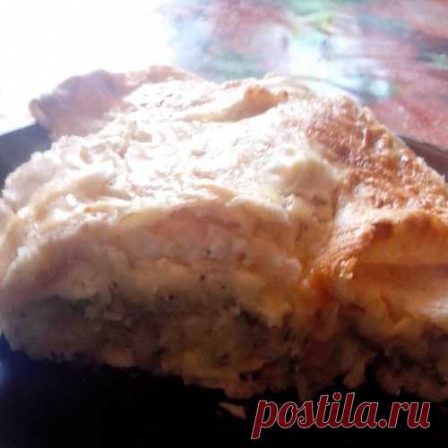 Картофельная запеканка в армянском лаваше "Похвастушка"