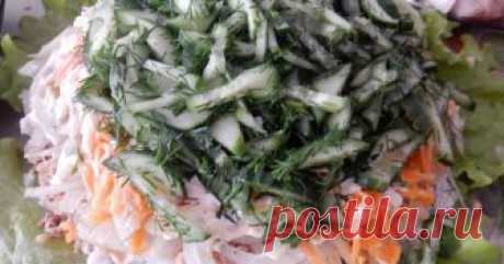 Салат "Норвежский роман"! Очень вкусный, сочный салат. Готовится из простых, доступных продуктов, но сочетание продуктов придает салату летний аромат. Приготовив такой салат раз, вы будете готовить его постоянно.
