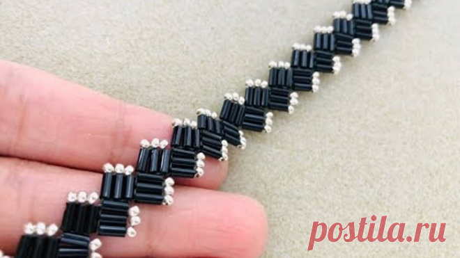 Bugle bead vine Bracelet || DIY Beaded Bracelet