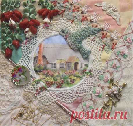 Крейзи-квилт или безумные лоскутки - Ярмарка Мастеров - ручная работа, handmade
