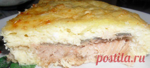 Нежная рыба в сырном суфле