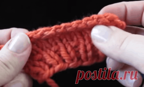 Исландский способ закрытия петель: чтобы край был эластичным