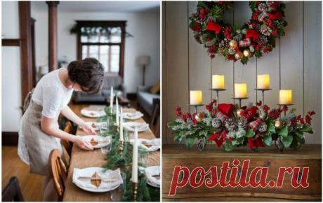 Новогодняя композиция своими руками - 60 фото-идей для творчества