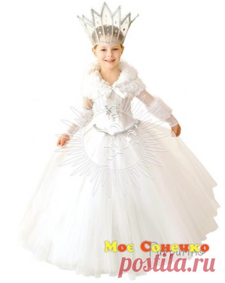 mysun.com.ua 9109/30 Purpurino Карнавальный новогодний костюм для девочки Снежная королева (эконом)