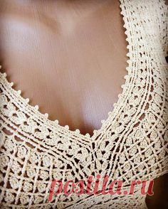 Узор для сарафана от tiana_lace via. Крючок