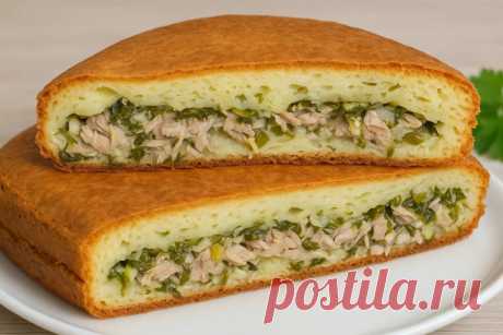 Заливной пирог с рыбными консервами и картофелем
Простой и вкусный рецепт на сметане и майонезе
Сегодня хочу предложить всем любителям несладкой выпечки проверенный, простой в приготовлении, но от этого не менее вкусный заливной пирог с рыбой и картофелем.

Заливные пироги — настоящая палочка-выручалочка для любой хозяйки. Их готовят с капустой, луком и яйцом, грибами, курицей, мясом, фруктами. Такие пироги делаются быстро, из доступных продуктов, и всегда выручают, когда ...