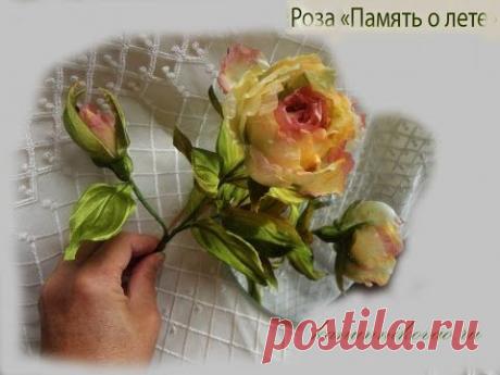 Роза &quot;Память о лете&quot; Сборка.Часть 6 - YouTube
