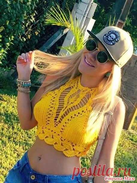 Готовимся к лету. Лиф - Топ крючком. - Вязание - Страна Мам