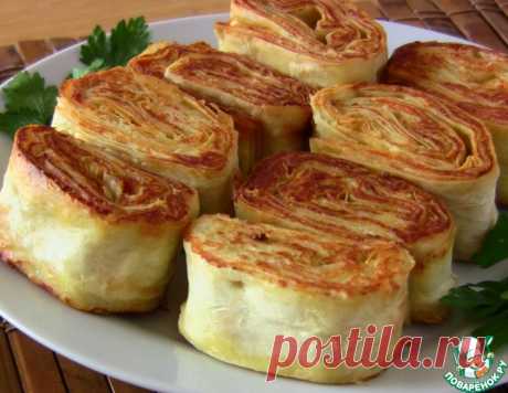 Рулетики из лаваша с курицей и сыром – кулинарный рецепт