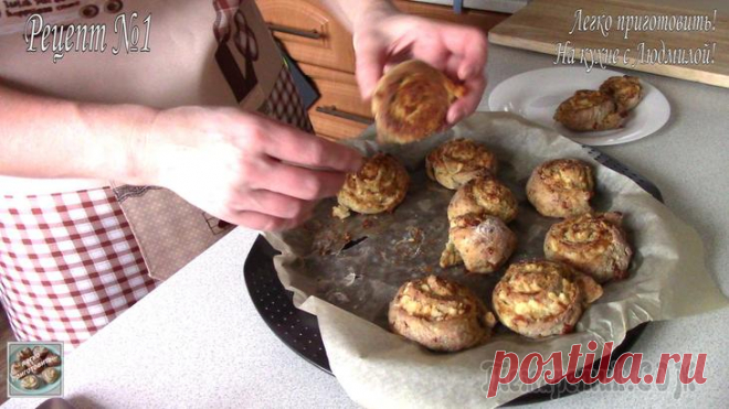 Булочки с чесноком