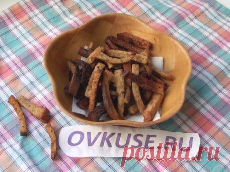 Ржаные сухарики домашние / Простые рецепты