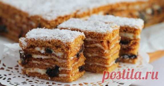 Медівник з чорносливом і горіхами. Запевняю вас, нічого смачнішого в житті ви не їли! Приголомшливо смачний, ароматний і просто тане в роті! Медівник з чорносливом і горіхами. Свекруха завжди пече на Різдво! Запевняю вас, нічого смачнішого в житті ви не їли! Незрівнянний медівник з чорносливом і горіхами, приготований в домашніх...