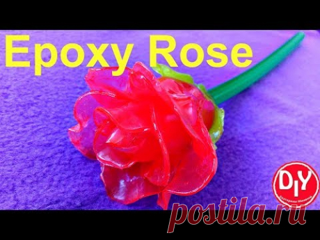 🌹🌹🌹 Роза из эпоксидной смолы первый эксперимент/Rose from epoxy first experiment. - YouTube