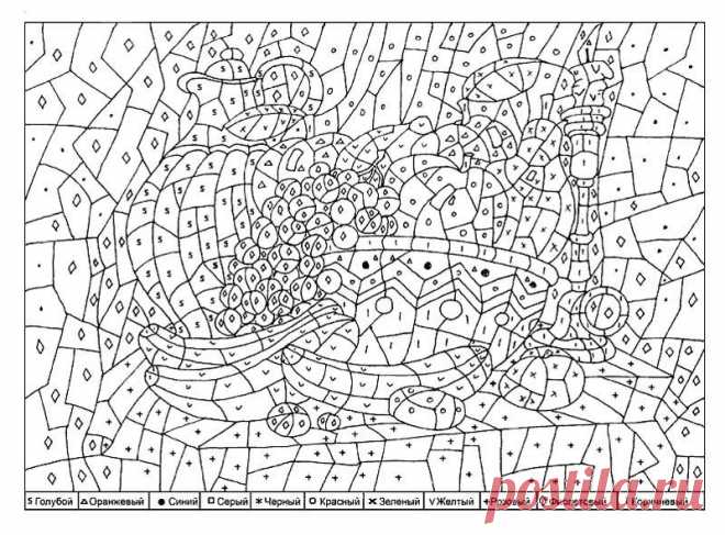 Раскраски по номерам для детей | Бесплатные раскраски для детей | Page 21