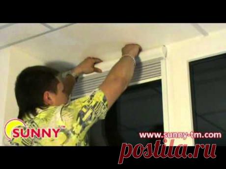 Рулонные шторы PROFIL- замеры, установка - YouTube
