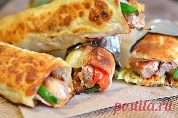 Шаурма крымская, рецепты с фото.