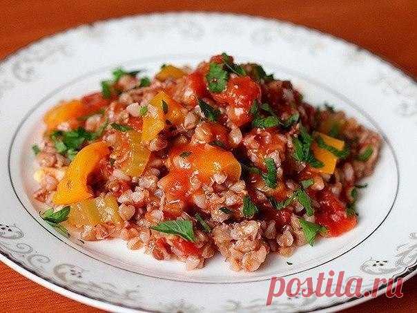 Гречка с овощами
