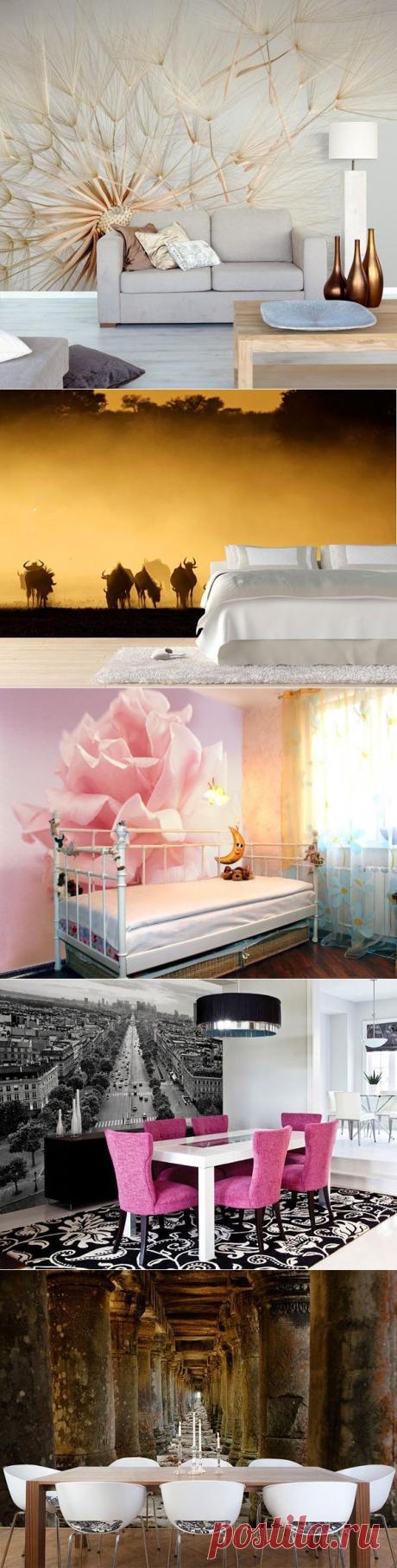 Фотообои в интерьере: мода возвращается - Наши дома