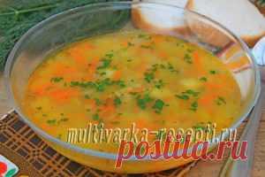 Овощной суп с овсянкой в мультиварке