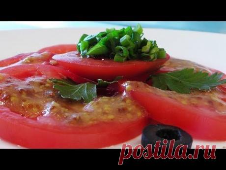 ▶ Салат из помидор с горчицей видео рецепт - YouTube