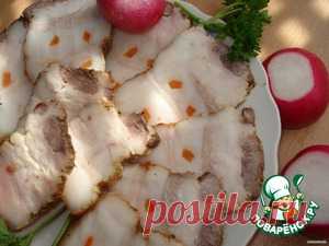 Сало в микроволновке - кулинарный рецепт