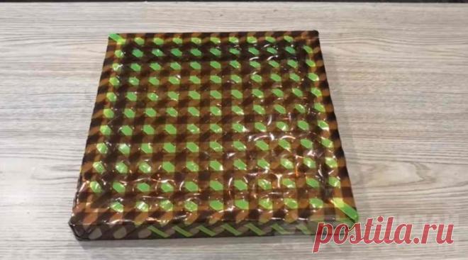 Простая техника плетения из пластиковых бутылок