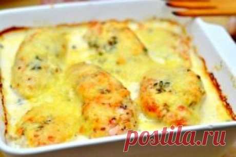 Нежнейшее куриное филе в сливочном соусе