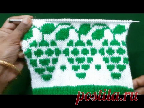 Two colour sweater design