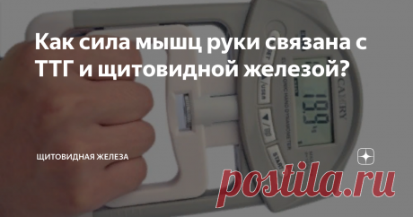 Как сила мышц руки связана с ТТГ и щитовидной железой? Немецкие специалисты заинтересовались связью между силой мышц рук и гормональным обменом щитовидной железы. Почему именно такую зависимость решили изучить специалисты из Германии? Дело в том, что при гипотиреозе и гипертиреозе изменяется сократительная возможность мышечной ткани. Появляется слабость.