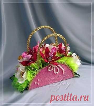Сумочка из конфет