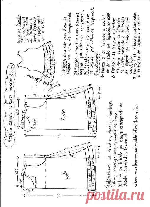 Детское платье. Выкройки от 1 до 10 лет (Шитье и крой) — Журнал Вдохновение Рукодельницы
