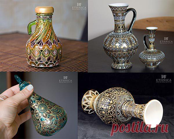 Роспись по стеклу, керамике | Мой Милый Дом — идеи рукоделия, вязание, декорирование интерьеров
