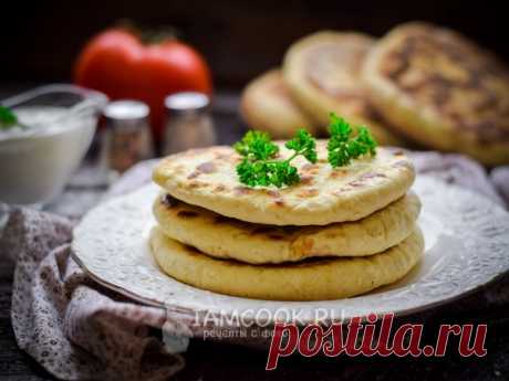 Лепёшки с адыгейским сыром на сковороде