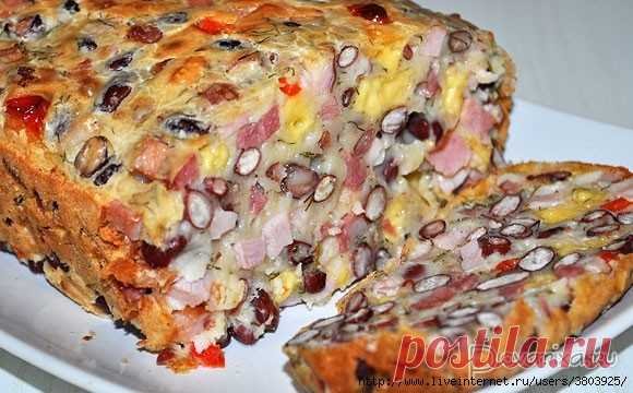 Мясной кекс с фасолью и сыром - и вовсе не обязательно кекс должен быть сладким!
