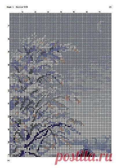 Вышивка крестом. Только цветные схемы! | ВКонтакте