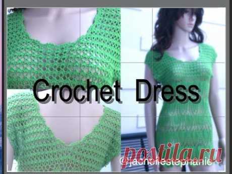 Crochet Summer Dress Tutorial Part 2 of 4 (How To Make The Sleeve)