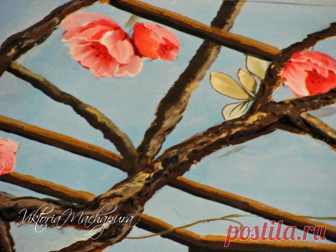 Фрагмент росписи стены.